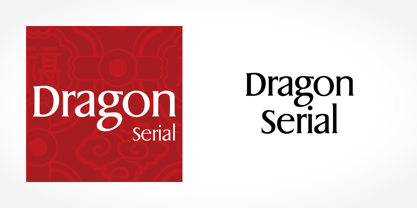 Dragon Serial Font Poster 1