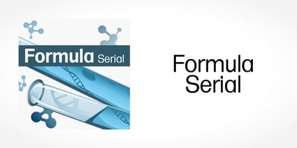 Formula Serial Font Poster 1