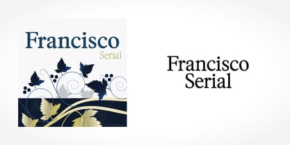 Francisco Serial Font Poster 1