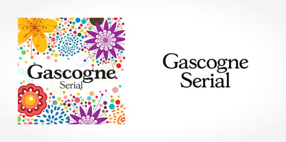 Gascogne Serial Font Poster 1