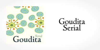 Goudita Serial Font Poster 1