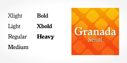 Granada Serial Font Poster 2