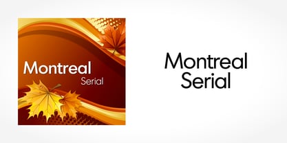 Montreal Serial Font Poster 1