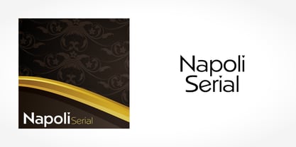 Napoli Serial Font Poster 1