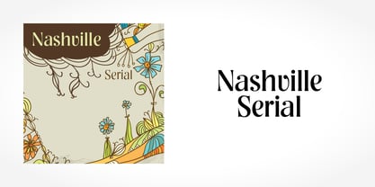 Nashville Serial Font Poster 1
