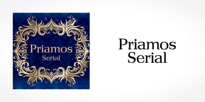 Priamos Serial Font Poster 1