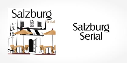 Salzburg Serial Font Poster 1