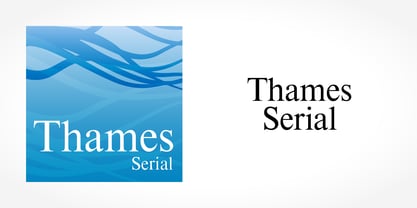 Thames Serial Font Poster 1