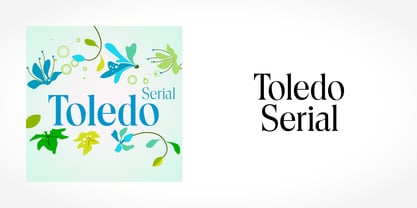 Toledo Serial Font Poster 1