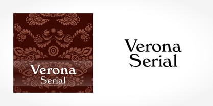 Verona Serial Font Poster 1