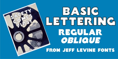 Basic Lettering JNL Font Poster 1