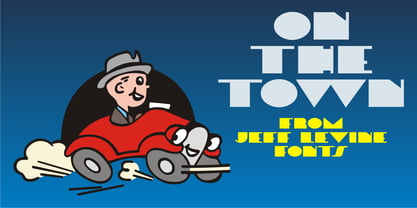 On The Town JNL Font Poster 1