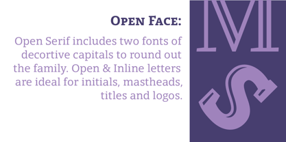 Open Serif Police Poster 4