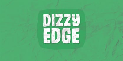 Dizzy Edge Font Poster 1