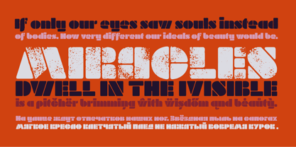 Milka Font Poster 18