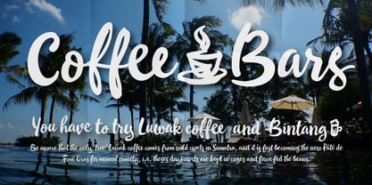 Bali Beach Font Poster 5