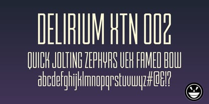 FTY DELIRIUM Font Poster 5