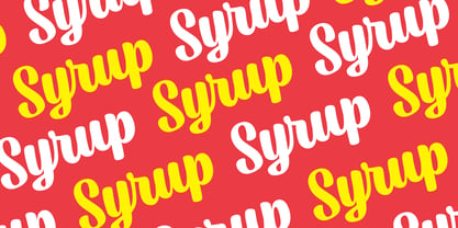Syrup Font Poster 10