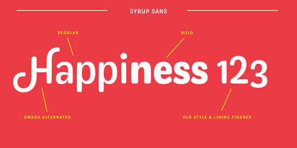 Syrup Font Poster 3