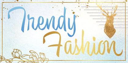 Trendy Font Poster 27