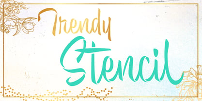 Trendy Font Poster 8