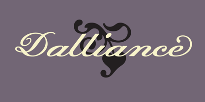 Dalliance Font Poster 1