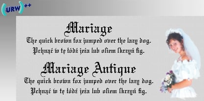 Mariage Font Poster 1