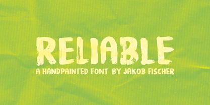 Reliable Font Poster 5