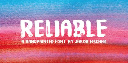 Reliable Font Poster 1