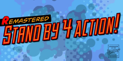 Stand By 4 Action Font Poster 1
