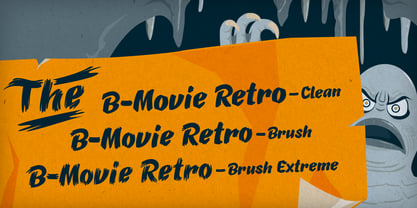 B-Movie Retro Font Poster 5