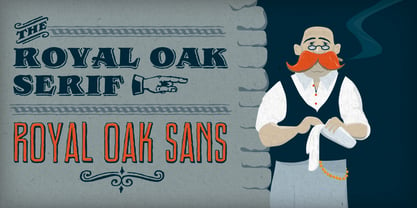 Royal Oak Sans Font Poster 1