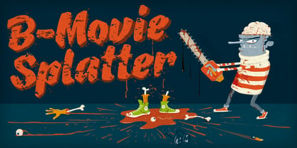 B-Movie Splatter Fuente Póster 1