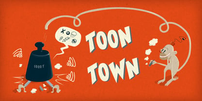 Toon Town Fuente Póster 1