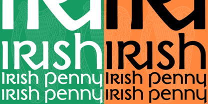 Irish Penny Fuente Póster 4
