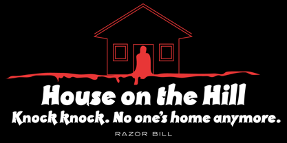 Razor Bill Font Poster 2