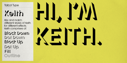 Keith Font Poster 2