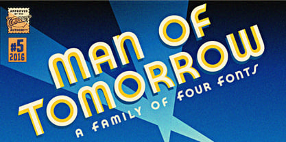 Man Of Tomorrow Font Poster 1