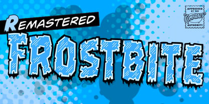 Frostbite Font Poster 1