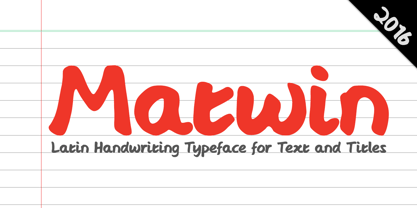 Matwin Font Poster 1