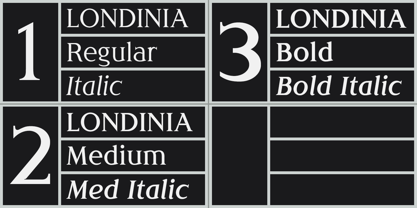 Londinia Font Poster 3