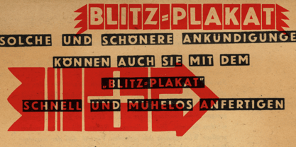 Blitzplakat Police Affiche 3