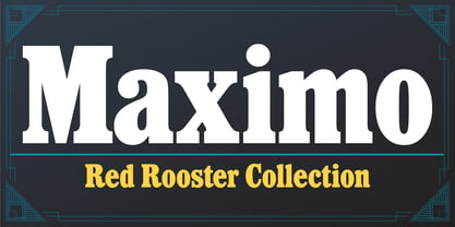 Maximo Font Poster 5