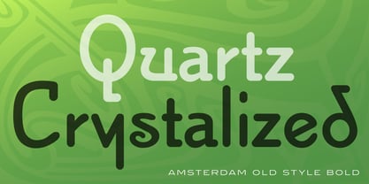 Amsterdam Old Style Font Poster 3