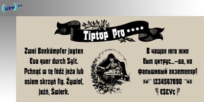 TipTop Font Poster 1