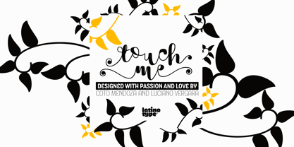 Touch Me Font Poster 1