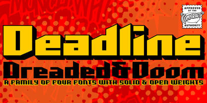 Deadline Font Poster 3