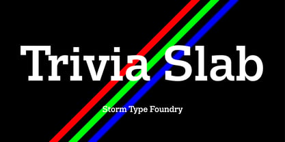 Trivia Slab Font Poster 1