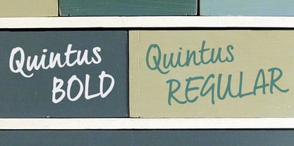 Quintus Font Poster 3