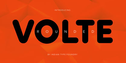 Volte Rounded Font Poster 1